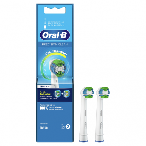 Oral-B Precision Clean Maximiser Ανταλλακτικές Κεφαλές 2 Τεμάχια